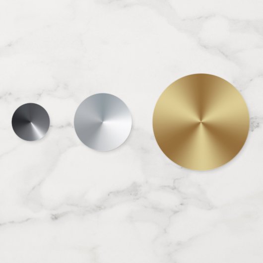 Glitter en/of metaalmix goud zilver zwart confetti (Voorkanten)