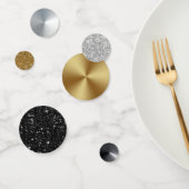 Glitter en/of metaalmix goud zilver zwart confetti (Groep)