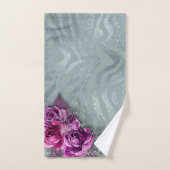 Glitter en Rozen Bad Handdoek (Handdoek)