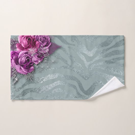 Glitter en Rozen Bad Handdoek (Handdoek)