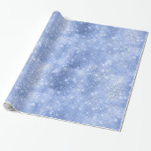 Glitter en Shine Blue ID671 Cadeaupapier (Uitgerold)