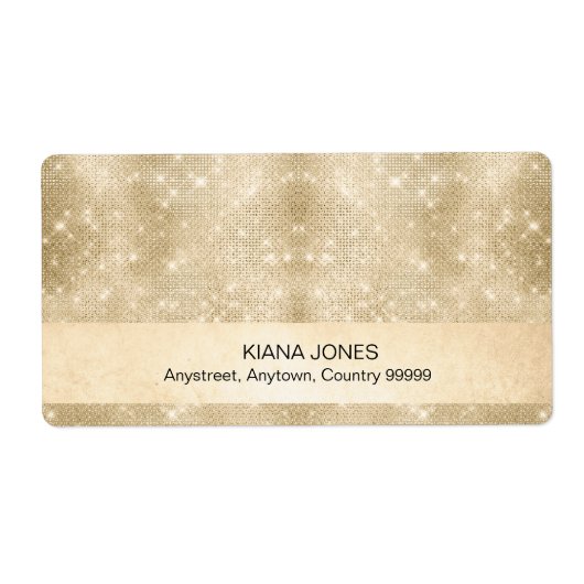 Glitter en Shine Goud ID673 Etiket (Voorkant)