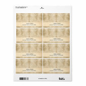 Glitter en Shine Goud ID673 Etiket (Full Sheet)