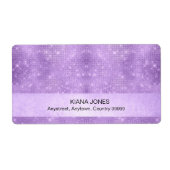 Glitter en Shine Gradiënt Teal/Roze ID673 Etiket (Voorkant)