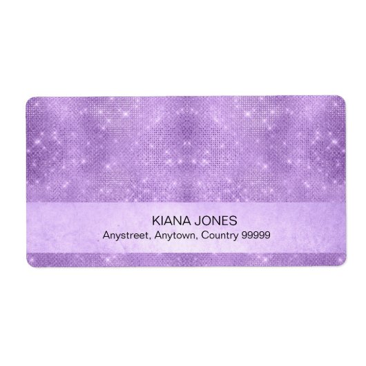 Glitter en Shine Gradiënt Teal/Roze ID673 Etiket (Voorkant)