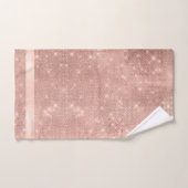 Glitter en Shine Pattern Roos Gold ID671 Bad Handdoek (Handdoek)