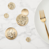 Glitter en Shine Sweet 16 Mix Gold ID675 Confetti (Groep)