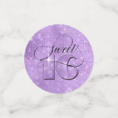 Glitter en Shine Sweet 16 Mix Violet ID675 Confetti (Kleine voorkant)