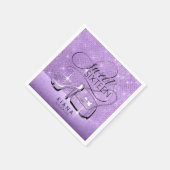 Glitter en Shine Sweet 16 V2 Violet ID675 Servet (Hoek)
