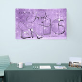 Glitter en Shine Sweet 16 Violet Hor ID675 Spandoek (Beurs)