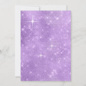 Glitter en Shine Sweet 16 Violet ID675 Kaart (Achterkant)