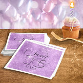 Glitter en Shine Sweet 16 Violet ID675 Servet