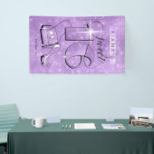 Glitter en Shine Sweet 16 Violet Vert ID675 Spandoek (Beurs)
