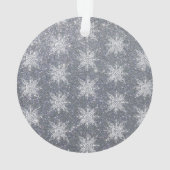 Glitter en sneeuwvlokken ornament (achterkant)