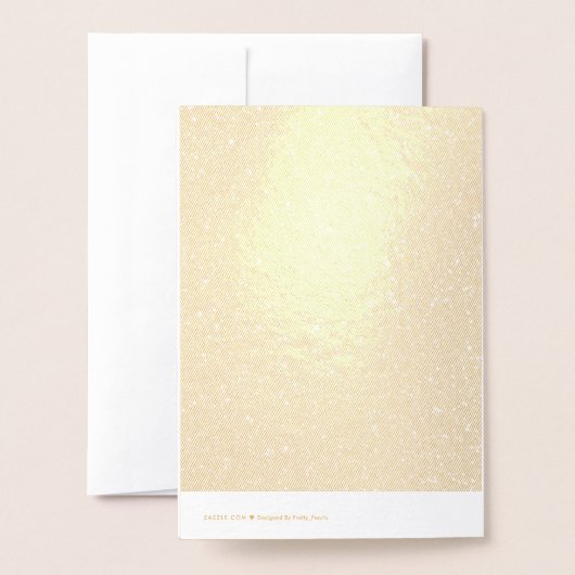 Glitter en sparkle Black Monogram Pas getrouwd Folie Kaarten (Met envelop)