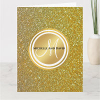Glitter en sparkle Black Monogram Pas getrouwd