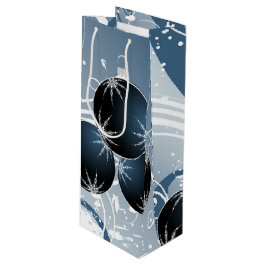 Glitter en sparkle Ornamenten Wijn Cadeautas
