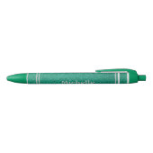 Glitter en Stripes Zwarte Inkt Pen (Bovenkant)