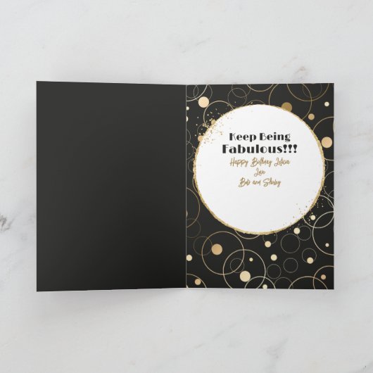 Glitter Enige Leeftijd Etnische 60e Verjaardag Kaa Kaart (Binnen)