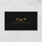 Glitter Eye Glasses Visitekaartje (Voorkant)