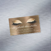 Glitter Eyes geborsteld Metaal Lash Extensions Gol Magnetisch Visitekaartje (Voorbeeld)