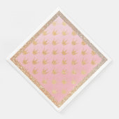 Glitter Fairy kronen voor haar Servet (Hoek)