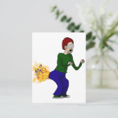Glitter Farter Briefkaart (Staand voorkant)
