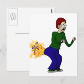 Glitter Farter Briefkaart (Voorkant / Achterkant)