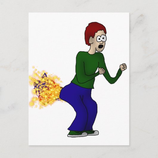 Glitter Farter Briefkaart (Voorkant)