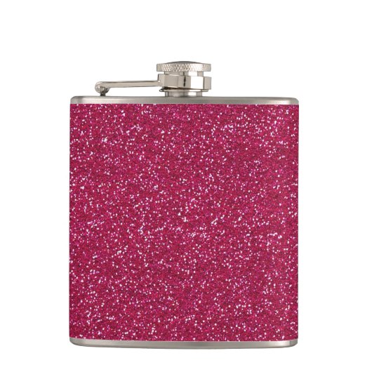Glitter Faux Folie Confetti Heupfles (Voorkant)