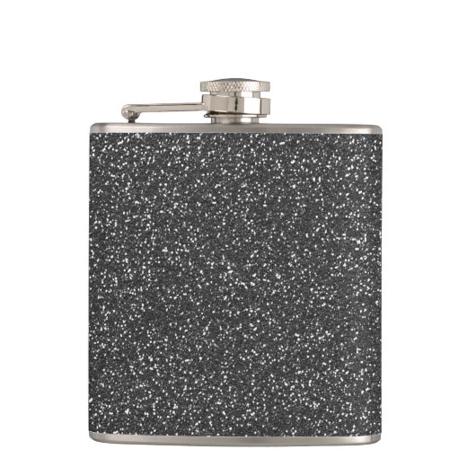 Glitter Faux Folie Confetti Heupfles (Voorkant)