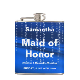 Glitter Faux Folie Confetti look Maid of Honor Heupfles