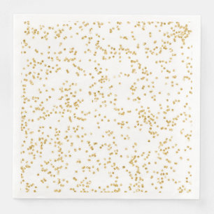 Glitter Faux Gold Confetti Bruiloft Receptie Party Servetten