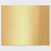 Glitter Faux Goud Modern Chique Elegant Glanzend Cadeaupapier (Vlak)