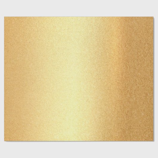 Glitter Faux Goud Modern Chique Elegant Glanzend Cadeaupapier (Vlak)