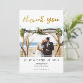 glitter faux vuil bedankt feestdagenkaart (Staand voorkant)