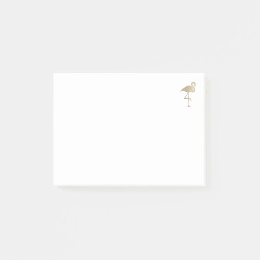 Glitter Flamingo Post-it® Notes (Voorkant)