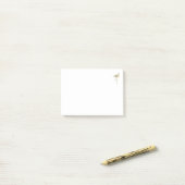 Glitter Flamingo Post-it® Notes (Op bureau)