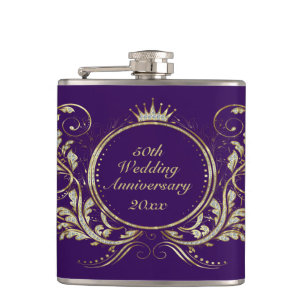 Glitter Floral Lijst Heupfles