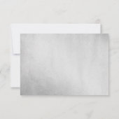 Glitter Floral Paars Weddenschap Kaart (Achterkant)