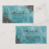 Glitter Floral Salon Spa Visitekaartje (Voorkant / Achterkant)