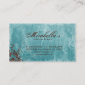 Glitter Floral Salon Spa Visitekaartje (Achterkant)