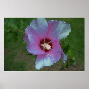 "Glitter Flower" digitale kunst Poster