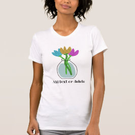  Glitter Flowers T-shirt
