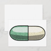 Glitter Fluoxetine Bedankkaart (Voorkant / Achterkant)