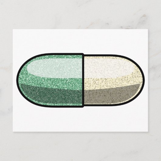 Glitter Fluoxetine Briefkaart (Voorkant)