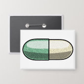 Glitter Fluoxetine Button (Voorkant / Achterkant)