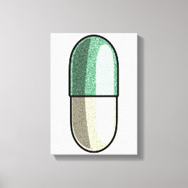 Glitter Fluoxetine Canvas Afdruk