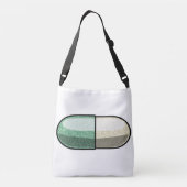 Glitter Fluoxetine Crossbody Tas (Achterkant)