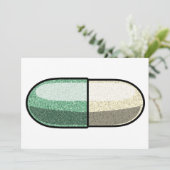 Glitter Fluoxetine Feestdagenkaart (Staand voorkant)